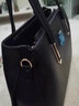 北狐正品包包女真皮2024新款中年大气手提包女士妈妈包牛皮大容量 612黑色 (真皮授权) 实拍图