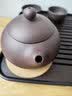 古往今来 宜兴原矿纯全紫砂壶名家手工泡茶壶家用功夫茶具套装 紫泥西施壶 300ml 周翔 截盖大西施 实拍图