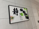 柳莺花燕免打孔电表箱装饰画现代简约客厅餐厅挂画电闸箱配电箱遮挡壁画 禅意静心 60X40遮挡50X30表箱 上掀款 实拍图