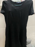 AMII女装2025法式复古a字连衣裙女夏季新款赫本风显瘦圆领 黑色 （建议拍大一码） XL 170/92A 实拍图