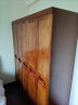 丽巢 衣柜 实木衣柜现代中式小型衣橱木质开门衣柜现代简约储物柜 812 五门 衣柜 实拍图