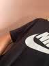 耐克（NIKE）纯棉亲肤男装夏季短袖T恤衫运动休闲经典简约透气圆领上衣半袖 AR5005-010/经典款/黑色 XL (180/96A) 实拍图