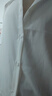 佐优品秋冬季衬衫男薄款痞帅黑色潮流长袖宽松休闲白衬衫冰丝免烫衬衣 白色 L 建议体重115-130斤 实拍图