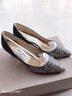 JIMMY CHOO【新年礼物】JIMMY CHOO轻奢新款女士高跟鞋婚鞋银蓝色 ROMY 60 实拍图