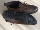 冬季新款马丁靴男高帮皮鞋真皮潮流百搭韩版中帮英伦风加绒保暖低帮短靴子 咖啡色加绒 40 实拍图