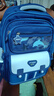 DR米其儿童书包男小学生一二三到六年级减负护脊超轻3一6书包男生背包 大号宝蓝色（送挂饰+手表+人偶） 实拍图