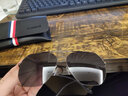海俪恩偏光太阳镜 飞行员钓鱼开车驾驶蛤蟆镜金属框墨镜眼镜男N6858N01P 实拍图