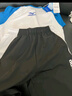 美津浓（MIZUNO）儿童运动套装男女同款2024夏季新款运动T恤休闲短裤 黑白 TZ24230273 160cm (建议身高155-160cm) 实拍图