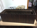 冠乐家 花箱防腐实木花箱碳化木长方形花盆户外庭院种植箱工程松木花槽 长宽高(cm)：120*40*40 实拍图