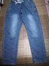 濮仕豪【两条装】秋冬季牛仔裤男 微弹微修身潮流时尚直筒休闲百搭长裤 GS-607灰色+蓝色 34码【（2尺7）体重150-160斤】 实拍图