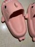 LATE TIME鲨鱼儿童拖鞋夏可爱男女童防滑厚底踩屎感软底防滑家居宝宝凉拖鞋 肉粉色 内长16cm 【建议脚长15cm】160 实拍图