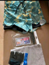 佑游游泳裤男速干防尴尬温泉速干游泳馆沙滩裤泳裤三件套23003蓝色3XL 实拍图