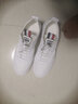 笠足典板鞋男鞋新款小白鞋夏季透气网布鞋青少年时尚休闲韩版潮鞋 白色 42运动码 实拍图