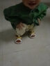 拉拉猪夏天新款儿童凉鞋男童机能鞋幼儿女宝宝小童鞋子婴儿防滑软底学步鞋1-3岁2一 棕色 19码/内长13cm(适合脚长12.5cm) 实拍图