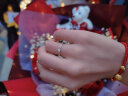 周六福钻戒女求婚至简结婚K金钻石戒指KGDB021047 约10分 12号圈 母亲节礼物 实拍图