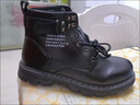 昌祥回力马丁靴男靴秋冬季英伦风工装皮靴子男加绒棉鞋高帮男鞋防水机车靴 MD-MD101黑色 单层 41 实拍图