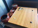 云子围棋五子棋云子围棋套装儿童围棋五子棋黑白棋比赛用棋围棋棋盘 【五子棋】B型单面新云子+布袋 实拍图