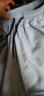 南佩 裤子夏季男薄款韩版潮流冰丝裤子男休闲裤宽松直筒九分裤 K62-浅灰色（薄款） XL（110-140斤） 实拍图