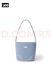 Lee摩登丹宁水桶包手提单肩托特包包女包新款大容量上课通勤大学生 【热销款】浅牛仔蓝 实拍图