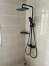 箭牌（ARROW）恒温花洒全套大顶喷洗浴洗澡淋浴喷头升降式多功能喷枪莲蓬头套装 雅黑平板恒温花洒34126HMB 实拍图