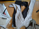 豫瑶【 两件装】冰丝休闲裤男夏季薄款弹力宽松直筒速干商务修身裤子 1062黑色+浅灰色【90%人选】 31 【腰围=2尺4】 实拍图