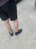 轩莱雅（XUANLAIYA）冰丝短裤男士夏季时尚宽松直筒中裤速干弹力松紧运动沙滩五分裤男 黑色+灰色【两条装】 4XL 实拍图