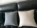 恒源祥纯棉抱枕芯纯色靠枕芯沙发靠垫内胆40 45 50 55 60婚庆靠枕芯腰枕 白色(一对) 55cm*55cm 含枕芯 实拍图