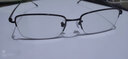 kede眼镜 近视眼镜框男士防蓝光眼镜架可配散光变色眼镜商务半框眼镜 纯黑（钛架J81882) 镜框+万新1.56防蓝光镜片 实拍图