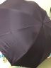 惠寻 京东自有品牌 10骨雨伞加大加固晴雨两用双人三折黑胶防晒遮阳伞太阳伞 紫色 实拍图