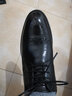 乔锐（QIAORUI）新款商务正装皮鞋男士真皮大码男鞋韩版布洛克雕花英伦透气潮春秋 黑色 40 实拍图