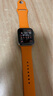 达梭适用苹果手表表带apple watch10/S9液态硅胶iwatchSE/7/8运动表带男女潮流创意ultra运动防水表链 经典-爱马橙 44/45/46/49mm（标准码） 实拍图