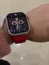 达梭适用苹果手表S11表带Apple Watch S10/S9/SE3/Ultra官方液态硅胶iwatch8/7/6运动防水手表链 透气款-彩虹色 44/45/46/49mm（标准码） 实拍图