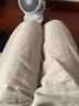 MUJI 女式  法国亚麻 直筒裤 裤子长裤休闲裤宽版裤阔腿裤亚麻裤 原色 M(160/66A) 实拍图