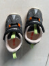 基诺浦（ginoble）步前鞋 春季8-18个月婴儿宝宝软底防滑学步机能鞋TXGB1993 深灰/黑色 120码_鞋内长约13.0厘米 实拍图