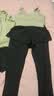 夫路尼优瑜伽服女跑步运动套装女五件套速干透气防震健身服普拉提训练衣裤 草绿五件套 2XL【建议体重128-150斤】 实拍图