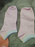 北极绒（Bejirog）新款马卡龙女短袜春夏季薄款浅口船袜日系百搭潮棉袜 马卡龙条纹女短袜《10双装》 均码 实拍图