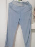 魅力棠天丝高腰牛仔阔腿裤女显高夏季薄款新款百搭女裤直筒宽松显瘦大脚 浅蓝色 2XL 30(125-135斤) 实拍图