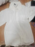 芝兴凉感衬衫男冰丝短袖韩版潮流男装衬衣轻熟风痞帅春夏垂感休闲上衣 C72白色 M 【适合90-115斤】 实拍图
