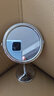 简北化妆镜台式金属双面梳妆镜360°旋转便携小镜子1:2放大功能镜子 椭圆形镜面 实拍图