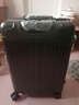 卡希度【铝镁硬箱】万向轮铝框拉杆箱女行李箱旅行箱学生密码结婚皮箱子 理性黑【耐磨加厚铝镁合金】 24英寸 实拍图