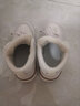 回力女鞋棉鞋女冬季2025新款加绒加厚保暖棉鞋子女款百搭高帮板鞋 米白色 37 (235mm) 实拍图