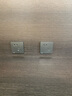 西门子（SIEMENS） 开关插座面板 墙壁暗装86型 致典系列金属黑灰色 斜五孔二三插 插座 实拍图