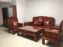 广典 红木家具缅甸花梨（学名：大果紫檀）全实木沙发新古典沙发 明清仿古沙发雕花沙发 【联盟品牌】沙发113组合7件套 实拍图