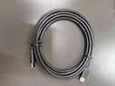 绿联（UGREEN）双头Type-C数据线PD100W快充c to c车载充电线Carplay适用苹果iPhone17/16/15/iPad平板笔记本华为 【60w丨黑色磨砂】双Type-C接口 2米 实拍图