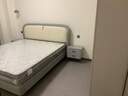 雅兰床头柜卧室储物柜置物简约床边柜收纳柜 （需自行安装柜脚/把手） 卡尔斯Kars（灰色） 实拍图