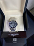 浪琴（LONGINES）瑞士手表 康卡斯潜水系列 机械钢带男表 L37424966 蓝色太阳饰纹41.0 mm 实拍图