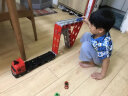灵动宝宝 儿童男孩玩具变形弹射大卡车模型收纳合金车轨道双层折叠运输车工程回力车3-6-8岁生日礼物 晒单实拍图