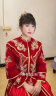 泰勒马丁（TAILEMARTIN） 丝绒款秀禾服新娘2024新款结婚礼服中式婚纱敬酒服龙凤褂婚服 丝绒1128 M 晒单实拍图