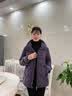 俞兆林中老年人羽绒服女妈妈装冬装外套加厚棉衣60岁70奶奶棉服大码棉袄 DMJ-2209 紫色【棉服】 加厚 2XL 【建议105-120斤左右】 实拍图