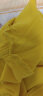 迪贝狼短袖T恤男半袖体恤夏季上衣韩版男装衣服小衫T恤上衣男短袖打底衫 黄色  XL 建议 140/155斤 实拍图